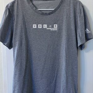 Adidas Vol 3 Gray Short Sleeve Tee